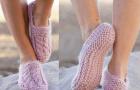 Knitting slippers with knitting needles: master class, patterns and description of simple ways to create indoor slippers